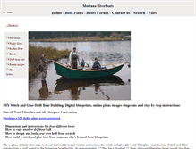 Tablet Screenshot of montana-riverboats.com